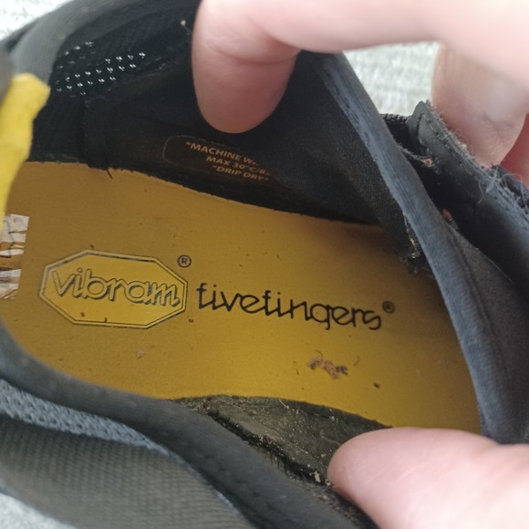 Vibram Five Fingers Shoes Womens Black/Black Size 40 EU 8.5-9 US Stretch - Picture 7 of 8